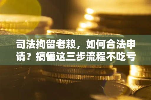 济南司法拘留老赖，如何合法申请？搞懂这三步流程不吃亏！