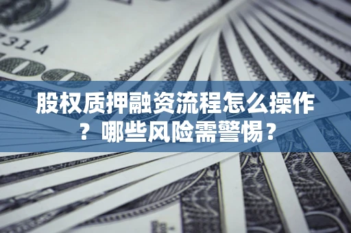 济南股权质押融资流程怎么操作？哪些风险需警惕？