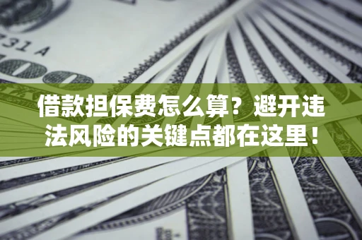 济南借款担保费怎么算？避开违法风险的关键点都在这里！