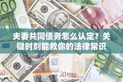 济南夫妻共同债务怎么认定？关键时刻能救你的法律常识