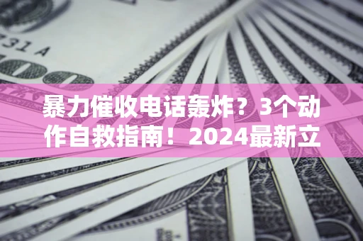 济南暴力催收电话轰炸？3个动作自救指南！2024最新立案标准全解析